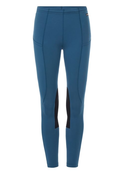 SALE RACK: Kerrits Kids' Performance Knee Patch Pocket Tights - Medium - Atlantic