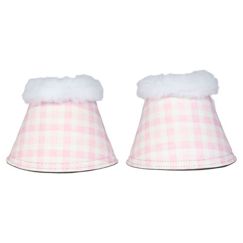 BARN BUSTER: Dapplebay Bell Boots - Small - Pink Gingham