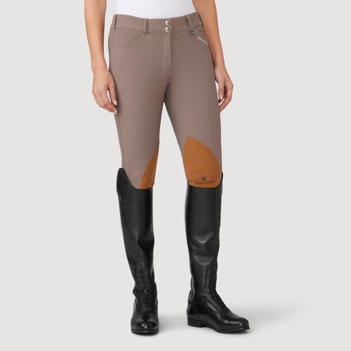 BARN BUSTER: Romfh Women's Champion Knee Patch Euroseat - 24 Regular - Classic Taupe