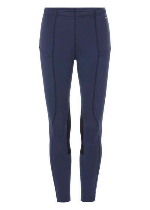 SALE RACK: Kerrits Kids' Performance Knee Patch Pocket Tights - Large - Nightsky