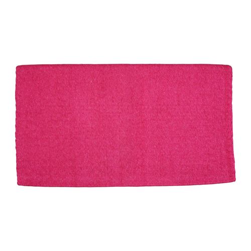 TuffRider Solid Color Double Weave Saddle Blanket - Hot Pink
