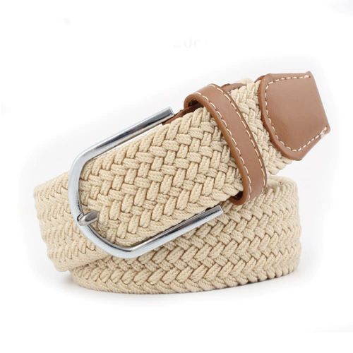 TuffRider FlexiFit  Stretch Braided Riding Belt - Beige