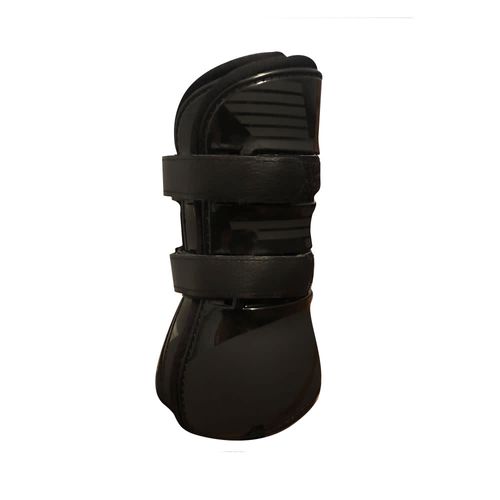 TuffRider Premium Engraved Boots w/ Leather Straps - Black