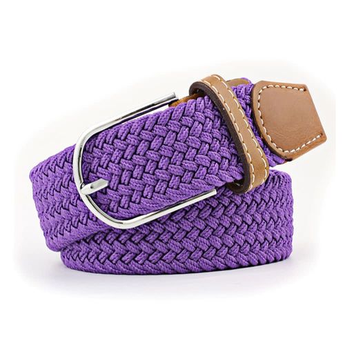 TuffRider FlexiFit  Stretch Braided Riding Belt - Purple