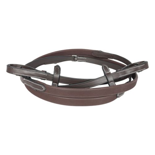 Henri de Rivel GripX Dress Rubber Reins - Havana