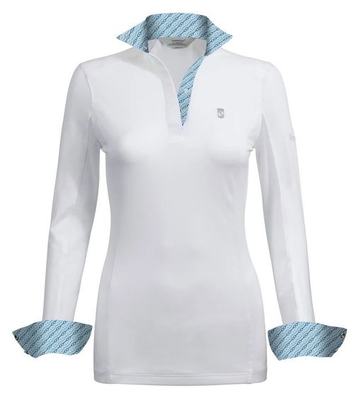 OVERSTOCK: Tredstep Women's Symphony Paris Long Sleeve Competition Shirt - X Large - Cashmere Blue
