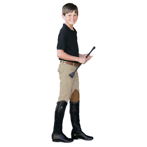 SALE RACK: Ovation Kids' Boys 4-Pocket Classic Breech - 6 - Classic Show Tan