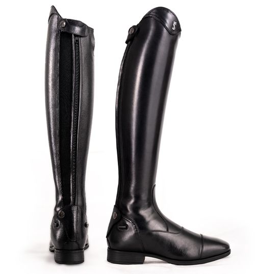 OVERSTOCK: Tredstep Medici II Dress Boot - 37 Medium Tall - Black Tall Height