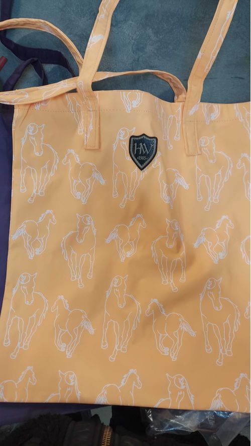 Horseware Tote Bag - Orange Print