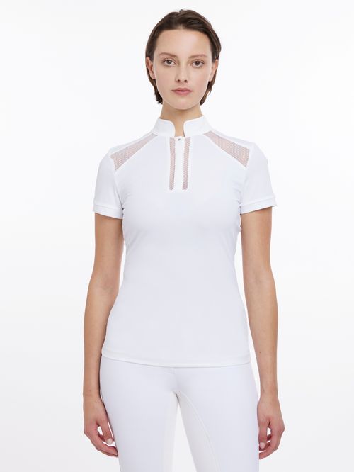 LeMieux Women's Camille Short Sleeve Show Shirt - White