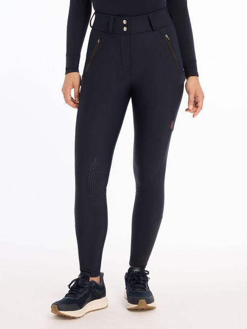 LeMieux Women's Drytex Waterproof Breeches Knee Grip - Navy