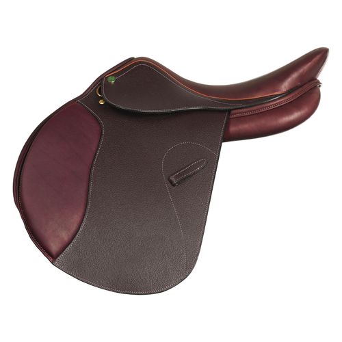 SALE RACK: Henri de Rivel Memor-X Close Contact Saddle - 16 X Wide - Australian Nut