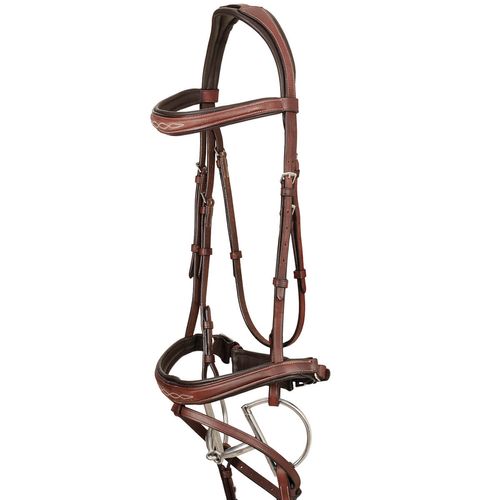 SALE RACK: Equine Innovations Ocala Anatomic Bridle - Cob - Brown