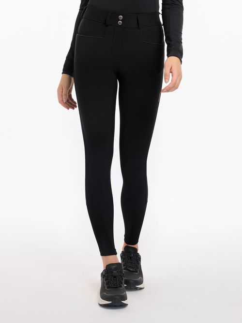 LeMieux Women's Isabelle Knee Grip Breeches - Black