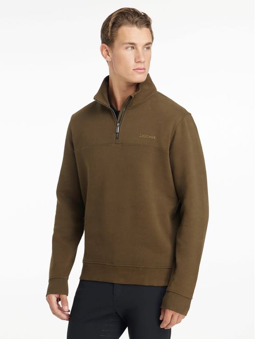 LeMieux Men's Quarter Neck Sweat - Alpine