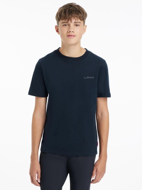 LeMieux Kids' Young Rider Boys Tee Shirt - Navy