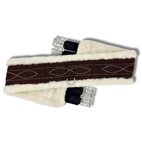 Equine Healthcare International Pro Series Fleece Girth - Brown