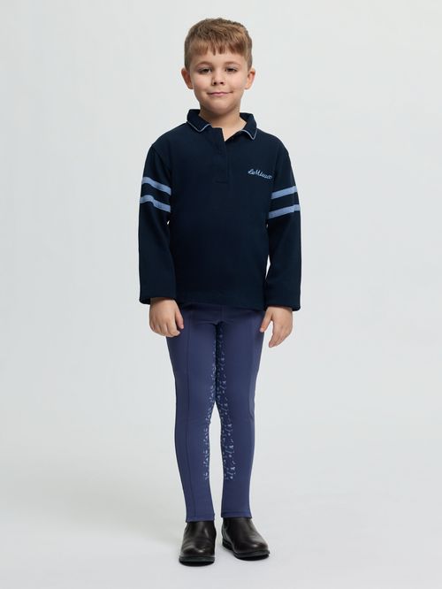LeMieux Kids' Mini Robbie Rugby Shirt - Navy