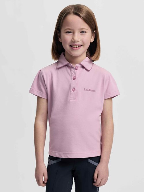 LeMieux Kids' Mini Polo Shirt - Fondant