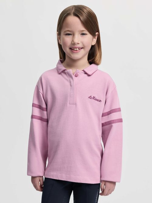 LeMieux Kids' Mini Robbie Rugby Shirt - Mallow