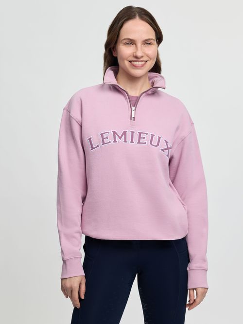 LeMieux Women's Kelsie Quarter Neck Sweat - Fondant