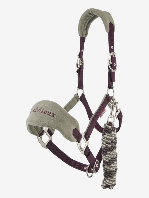 LeMieux Mini Vogue Halter and Leadrope - Damson