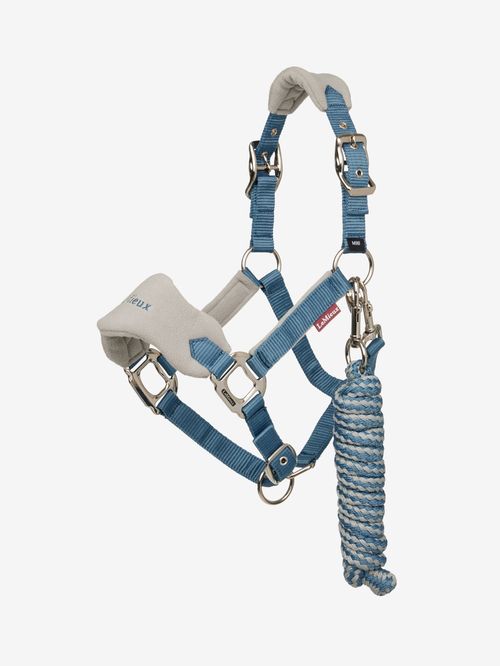 LeMieux Mini Vogue Halter and Leadrope - Ice Blue
