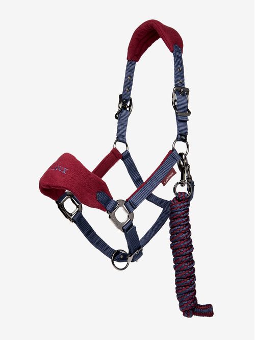LeMieux Vogue Halter and Leadrope - Burgundy