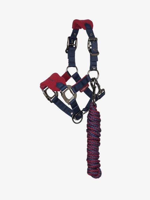 LeMieux Mini Vogue Halter and Leadrope - Burgundy