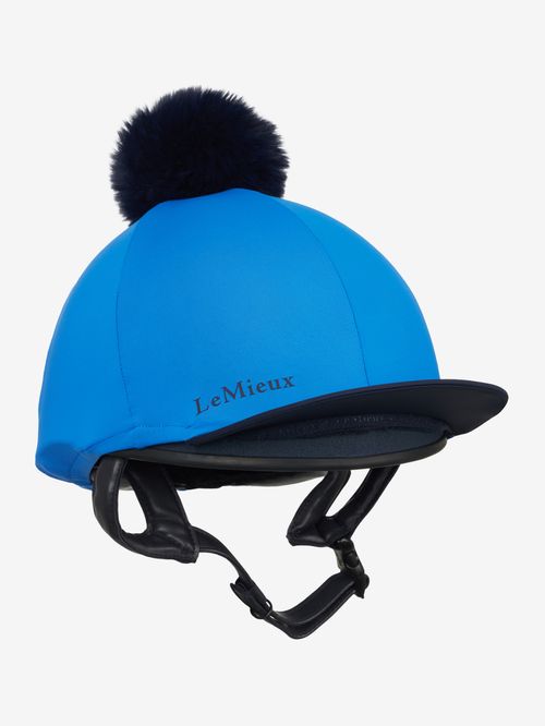 LeMieux Classique Pom Hat Silk - Benetton Blue