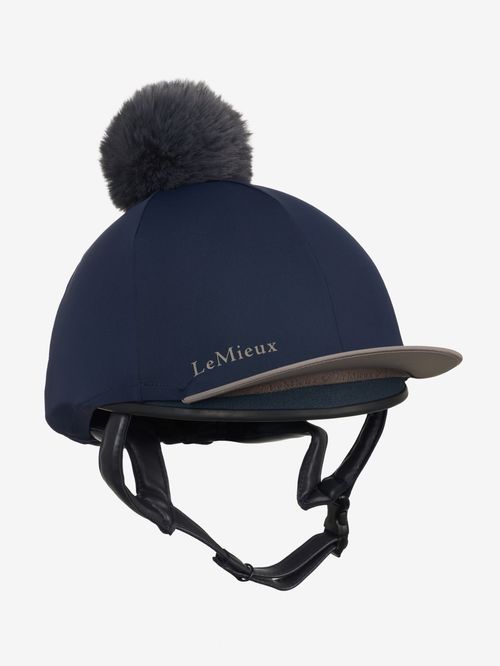 LeMieux Classique Pom Hat Silk - Navy