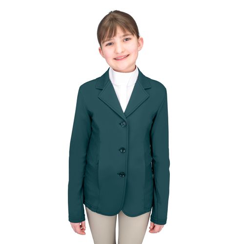 BARN BUSTER: Ovation Kids' Mesh Hybrid Show Coat - 12 - Deep Teal