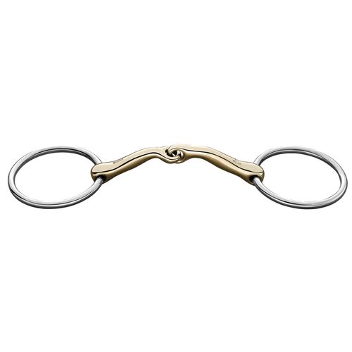 SALE RACK: Herm Sprenger KK Loose Ring Snaffle Bit 18mm Single Joint - 135mm