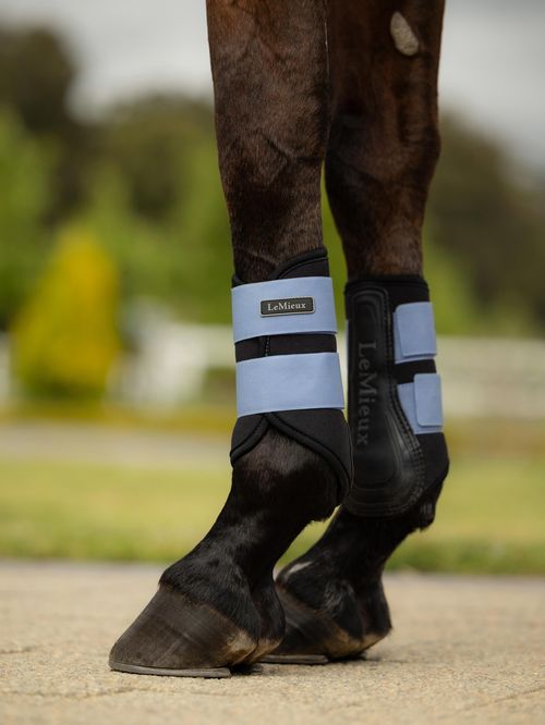 LeMieux Air-Tek Grafter Brushing Boots - Powder Blue