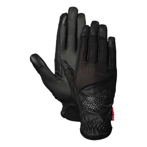 B Vertigo B Vertigo Lux Show Gloves - Black