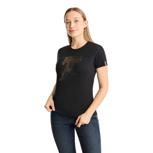 Horze Women's Kathrin Equestrian Technical T-Shirt - Black