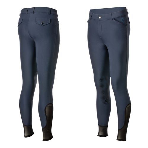 Equinavia Men's Karl Knee Patch Breeches - Navy