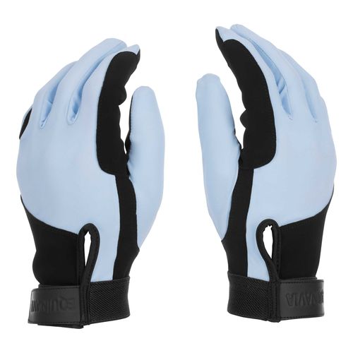 Equinavia Klara Schooling Gloves - Black/Sweet Blue