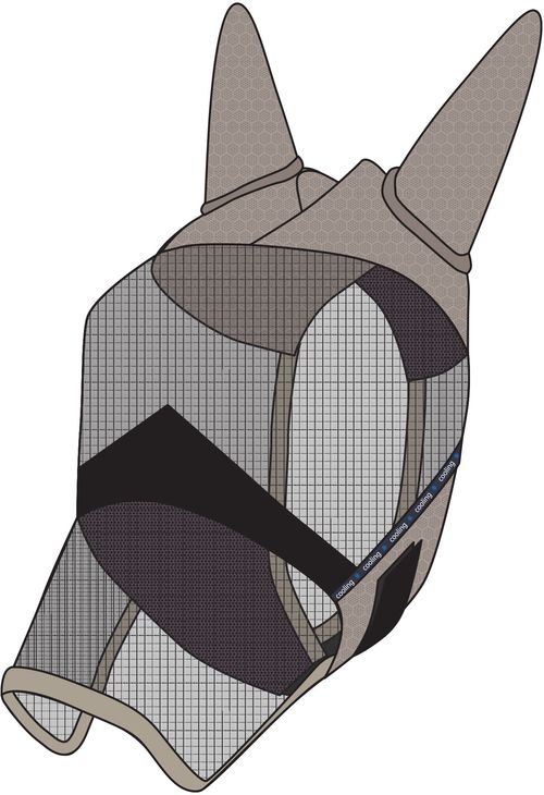 Horze Cooling Fly Mask - Atmosphere