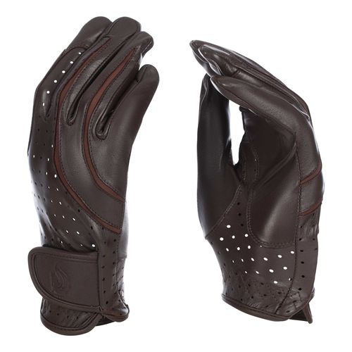 Equinavia Oline Leather Show Gloves - Brown