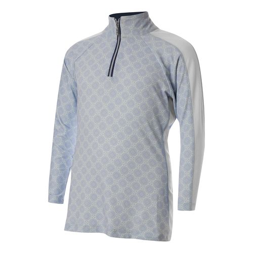 Equinavia Kids' Alma NordicAir Long Sleeve Sun Shirt - Light Grey/Lavender