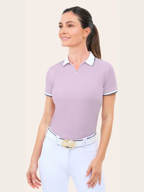 RJ Classics Women's Camryn Polo Shirt - Orchid