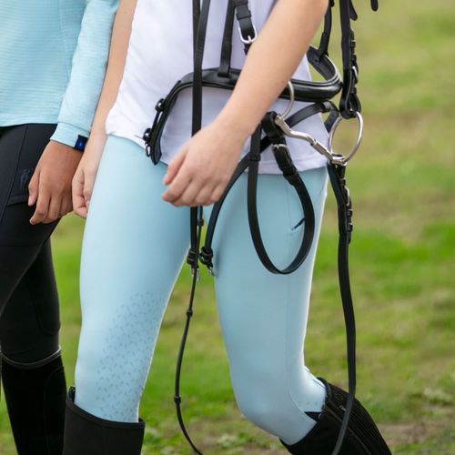 Irideon Kids' Issential Reflex Knee Patch Tights - Energy Blue