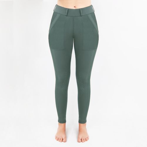 Irideon Kids' Radiant Half Seat Utility Tights - Moss