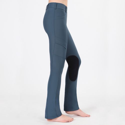 Irideon Women's Issential Cargo Boot Cut Tights - Chambray