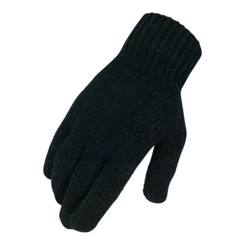 Heritage Kids' Chenille Knit Gloves - Black