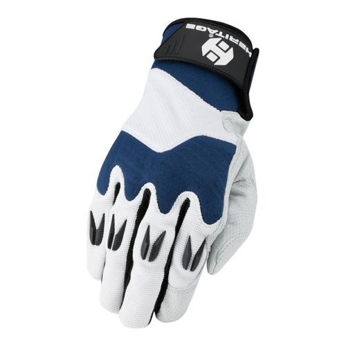 Heritage Polo Pro Gloves - White/Navy