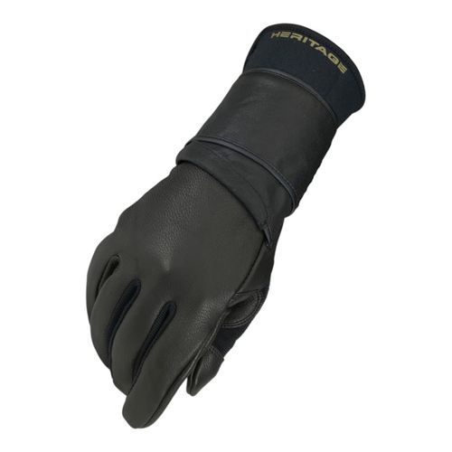Heritage Pro 8.0 Bull Riding Glove - Black