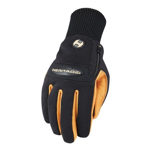 Heritage Winter Work Gloves - Black/Tan