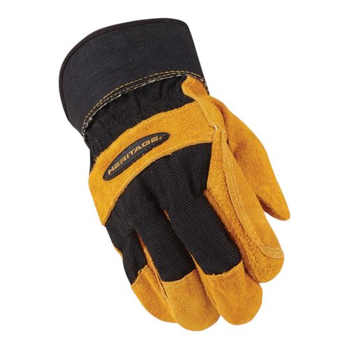 Heritage Fence Work Gloves - Black/Tan